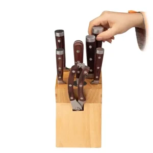 سرویس چاقو 8 پارچه جی ام زد مدل kwb-26